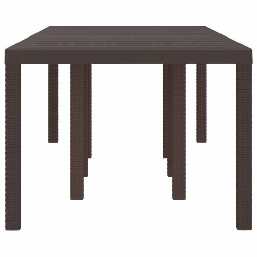 Vrtni stol smeđi 250x100x73 cm Polipropilen Cijena