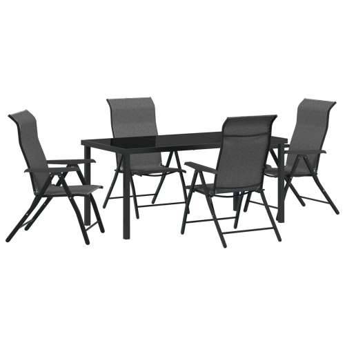 5-dijelni set vrtnih stolova, siva Poli rattan Cijena