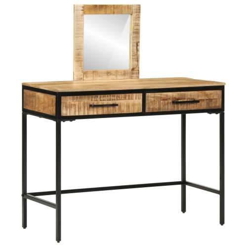 Toaletni Stol 100x40x75/120 cm Čvrsta Drva Grubo Mango Cijena