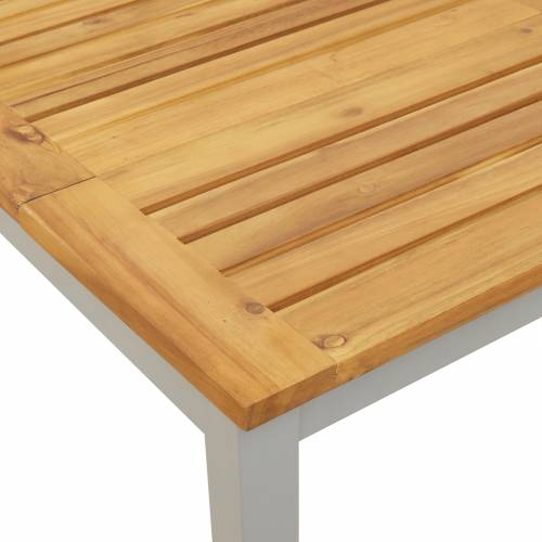 Ležaljka na suncu siva 200x55x35 cm čvrsto drvo acacia Cijena