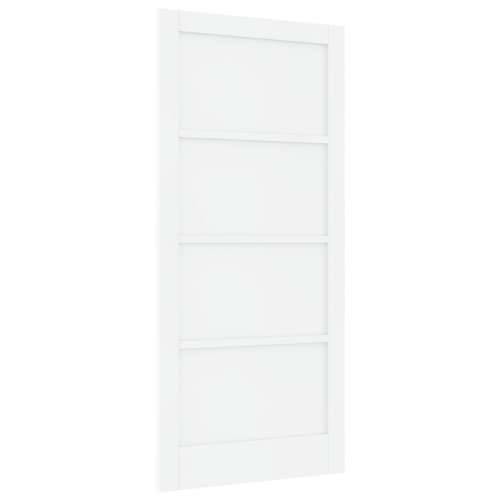 Unutarnja vrata “ORKDAL” Bijela 93x202x4 cm Čvrsta drvena borovina Cijena