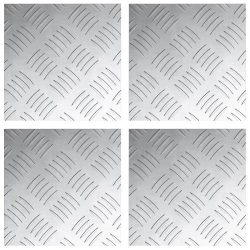 aluminijske checker ploče 4 kom Protuklizne 20x20 cm Cijena