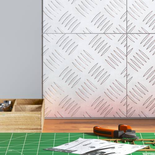aluminijske checker ploče 4 kom Protuklizne 20x20 cm Cijena
