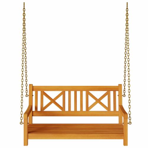 ljuljačka klupa za 2 osobe 110x56x58 cm od čvrstog bagremovog drveta Cijena