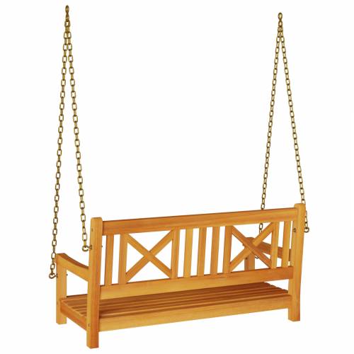 ljuljačka klupa za 2 osobe 110x56x58 cm od čvrstog bagremovog drveta Cijena