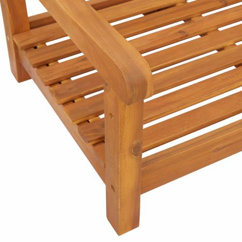 ljuljačka klupa za 2 osobe 110x56x58 cm od čvrstog bagremovog drveta Cijena