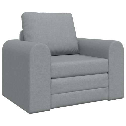 Floor sofa na krevet 2-u-1 svjetlosiva 98x71x83 cm tkanina Cijena