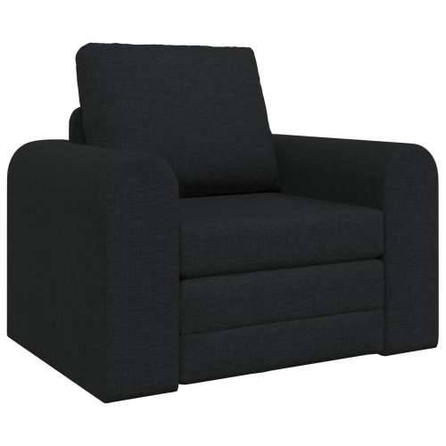 Sofa na razvlačenje 2-u-1 crna 98x71x83 cm tkanina Cijena