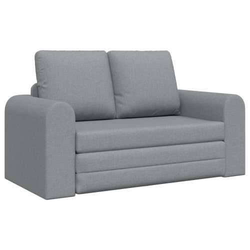 Kauč na razvlačenje 2-u-1 Svjetlosiva 148x71x83 cm Tkanina Cijena