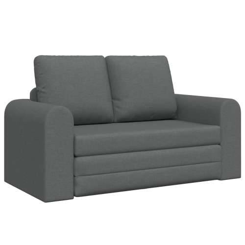 Floor Kauč na razvlačenje 2-u-1 Tamno siva 148x71x83 cm Platno Cijena