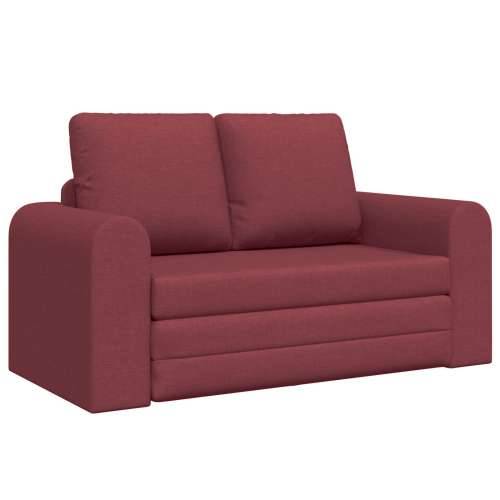 Podni kauč na razvlačenje 2 u 1 Bordo 148x71x83 cm Tkanina Cijena