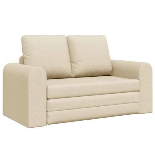 Krevet-sofa 2-u-1 Krem 148x71x83 cm Tkanina Cijena