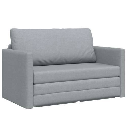 Podna Sofa Krevet 2-u-1 Svjetlosiva 124x71x78 cm Tkanina Cijena