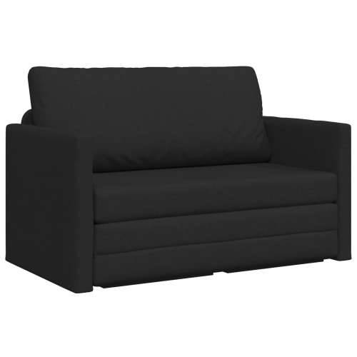 Kauč na podu 2-u-1 Crni 124x71x78 cm Tkanina Cijena
