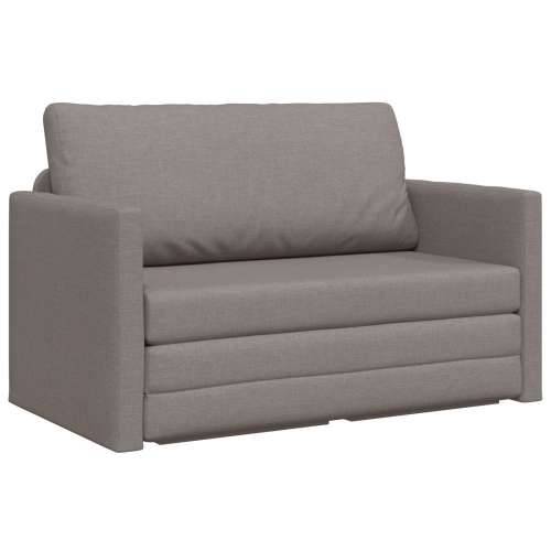 kauč na razvlačenje 2-u-1 smeđesivi 124x71x78 cm tkanina Cijena