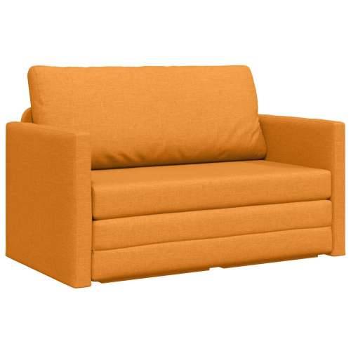 Sofa na Podu 2-u-1 Tamno Žuta 124x71x78 cm Tkanina Cijena