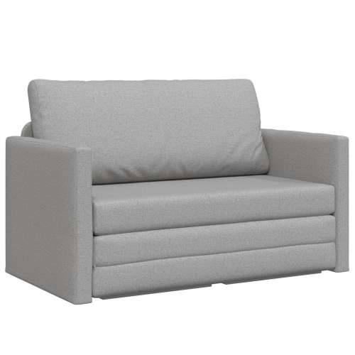 kauč na podu 2-u-1 oblačno siva 124x71x78 cm tkanina Cijena