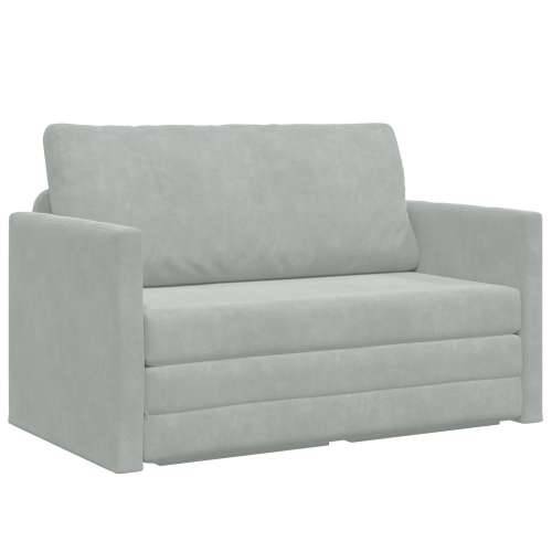 Kauč Krevet 2-u-1 Svjetlosiva 124x204x61 cm Cijena