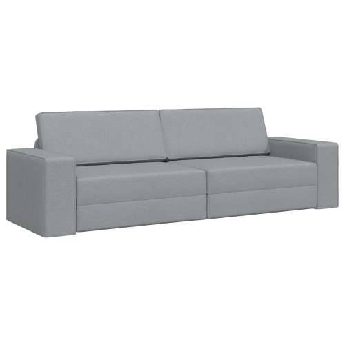 Tepih Kauč Krevet 2-u-1 Svijetlo Siva 245x150x60.5 cm Tkanina Cijena