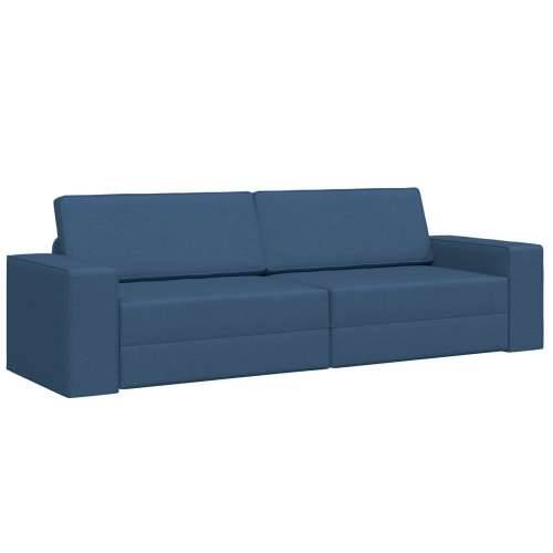 Kauč na krevet 2-u-1 plavi 245x150x60.5 cm tkanina Cijena