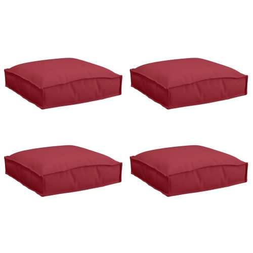 jastučići za palete za sedenje 4 komada crvena 40x40x8 cm Oxford tkanina Cijena