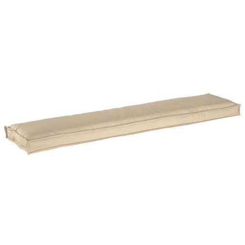 Jastučić za klupu Bež 180x40x8 cm Oxford tkanina Cijena