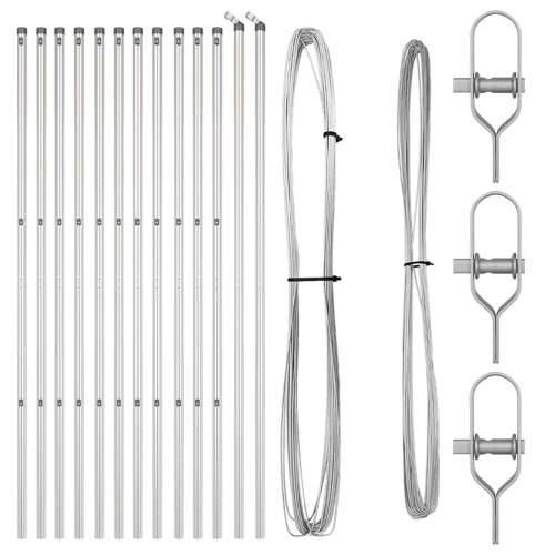 Stupovi ograde 13 kom Ø32 mm 200 cm Galvanizirani čelik Cijena