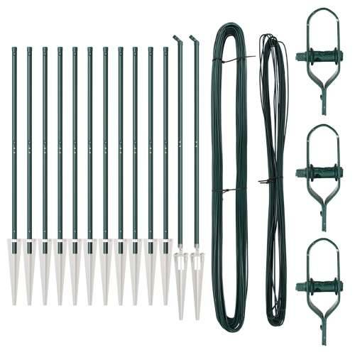 Stupovi ograde s klinom 13 kom Ø32 mm 140 cm Galvanizirani čelik Cijena