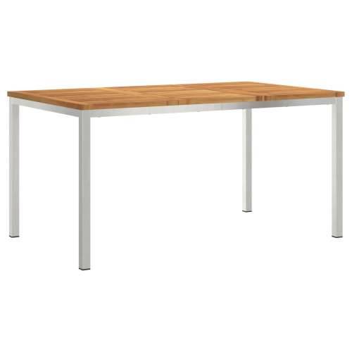 vanjski blagovaonski stol 150x90x75 cm od masivnog bagremovog drveta Cijena