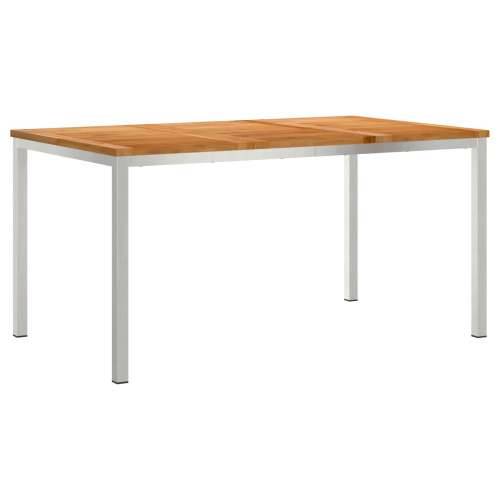 Stol za vanjske obroke 150x90x75 cm od masivnog drva tikovine Cijena