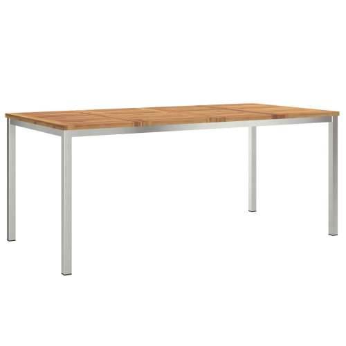 Stol za vanjsko blagovanje 180x90x75 cm Od čvrstog bagremovog drva Cijena