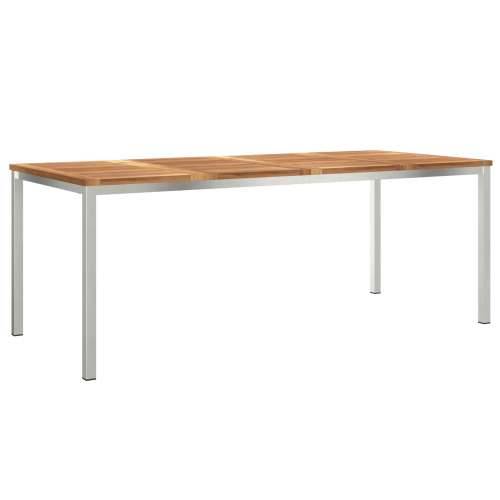 vanjski blagovaonski stol 200x90x74,5 cm masivna tikovina Cijena