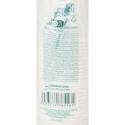 Set Čaša Algon Bijela 220 ml 25 Dijelovi (24 kom.) Cijena