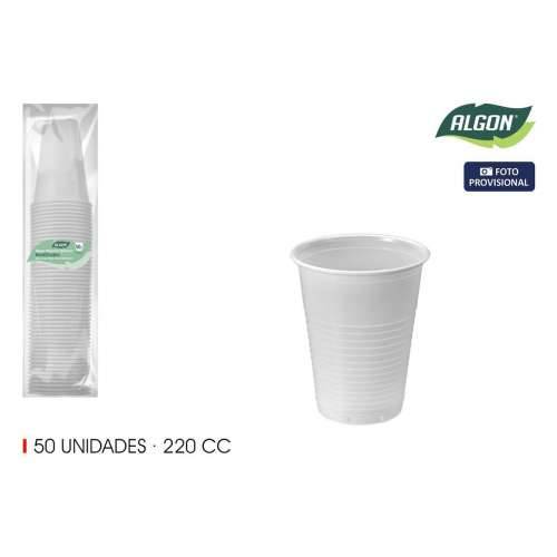 Set Čaša Algon Bijela 220 ml 50 Dijelovi (18 kom.) Cijena