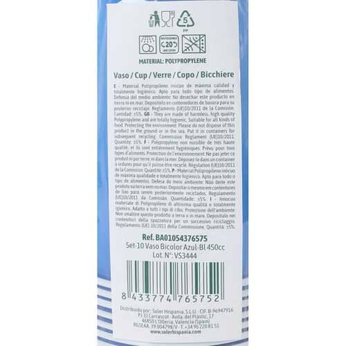 Set Čaša Algon Plava 450 ml 10 Dijelovi (18 kom.) Cijena