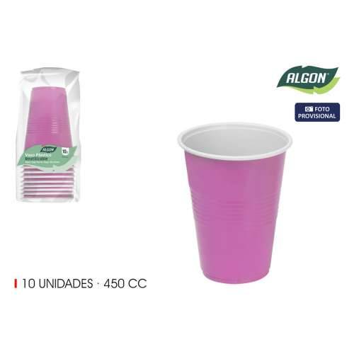 Set Čaša Algon Roza 450 ml 10 Dijelovi (18 kom.) Cijena