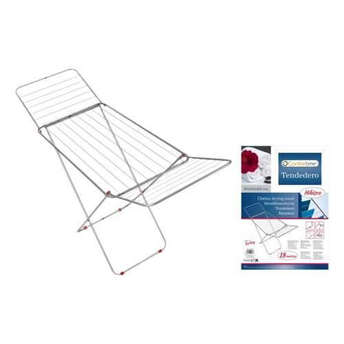 Sklopivi stalak za sušenje 18 m Confortime Hibisco Srebrna Metal 180 x 55 x 109 cm (6 kom.) Cijena