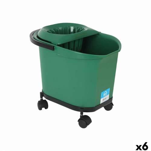 Kanta za čišćenje Kety Zelena 16 L 40,5 x 30 x 35 cm (6 kom.) Cijena