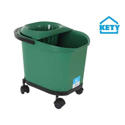 Kanta za čišćenje Kety Zelena 16 L 40,5 x 30 x 35 cm (6 kom.) Cijena