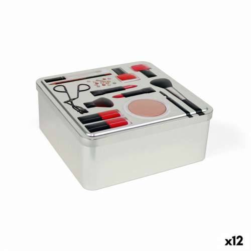 Višenamjenska Kutija Confortime Make-Up Metal 19,7 x 19,7 x 8 cm (12 kom.) Cijena