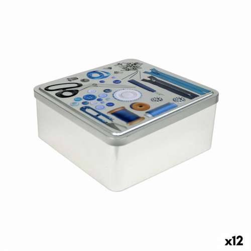 Višenamjenska Kutija Confortime Tailor Metal 19,7 x 19,7 x 8 cm (12 kom.) Cijena