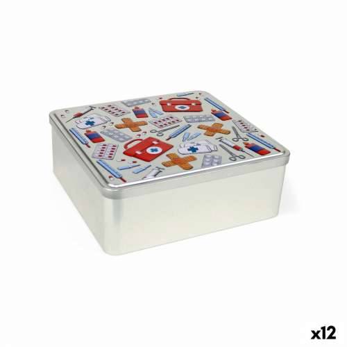 Višenamjenska Kutija Confortime Nurse Metal 23,7 x 22,2 x 8,9 cm (12 kom.) Cijena