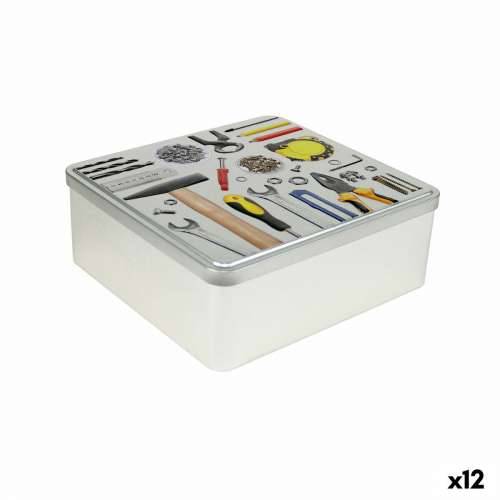 Višenamjenska Kutija Confortime Tools Metal 23,7 x 22,2 x 8,9 cm (12 kom.) Cijena
