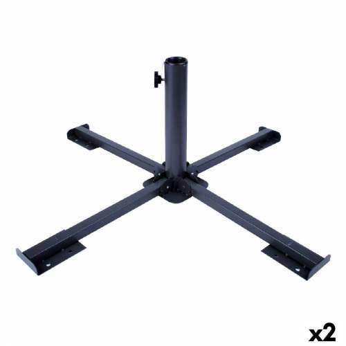Bază pentru Umbrelă de Soare Aktive 86 x 34 x 86 cm Crna Metal (2 kom.) Cijena