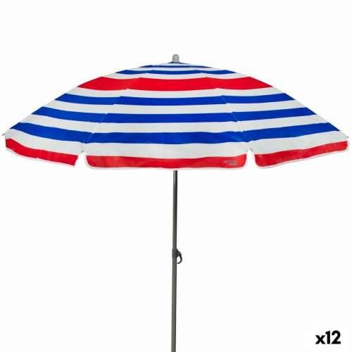 Suncobran Aktive Plava Crvena Pisana Srebrna Ø 160 cm 160 x 167 x 160 cm (12 kom.) Cijena