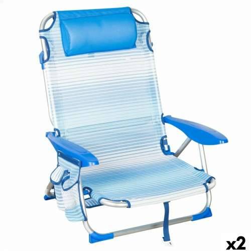 Stolica za za plažu Aktive 51 x 76 x 45 cm (2 kom.) Cijena
