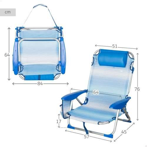 Stolica za za plažu Aktive 51 x 76 x 45 cm (2 kom.) Cijena