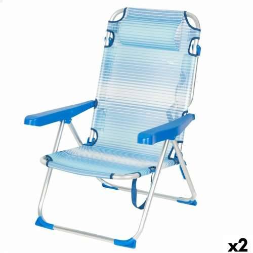 Stolica za za plažu Aktive 48 x 90 x 60 cm (2 kom.) Cijena
