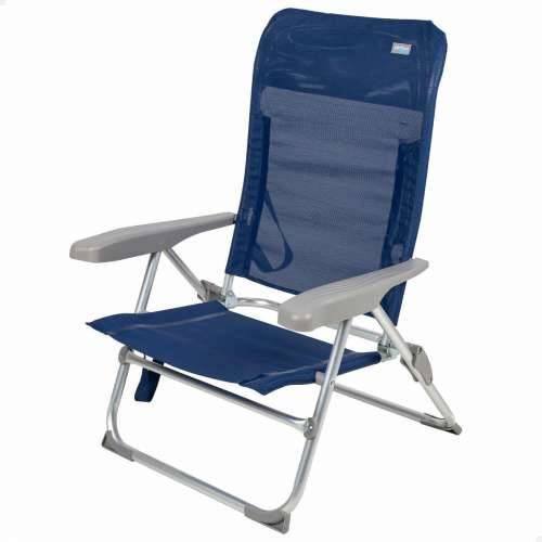 Stolica za za plažu Aktive Mornarsko plava 47 x 89 x 56 cm (4 kom.) Cijena