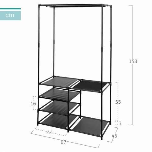 Stalak za kapute Max Home Čelik 87 x 158 x 45 cm (4 kom.) Cijena